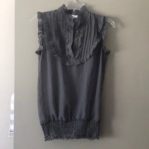 Charlotte Russe gray blouse